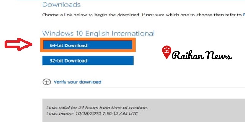 How to Download Original Windows 10 64-bit ISO File from Microsoft